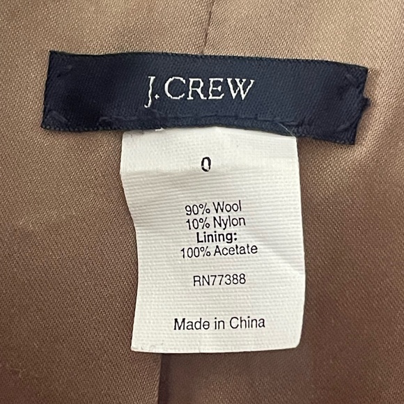 Jcrew wool coat excellent condition size 0 - Picture 13 of 13